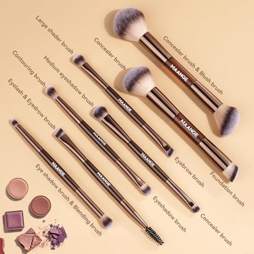 MAANGE 7-Piece Brush Set with Bag – Reg $19.49 - Image 3