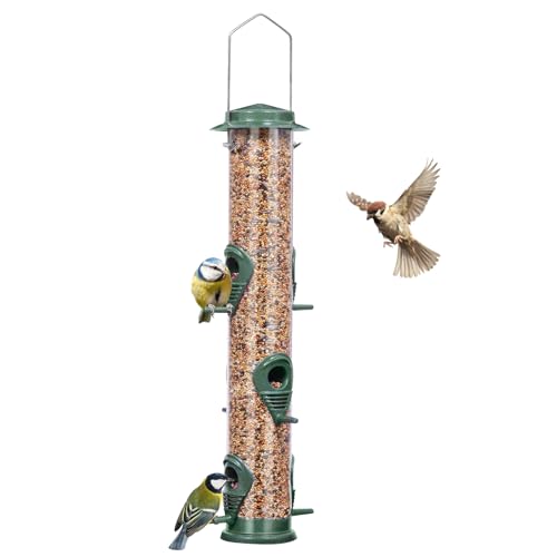 6-Port Metal Bird Feeder for Wild Birds - $19.14