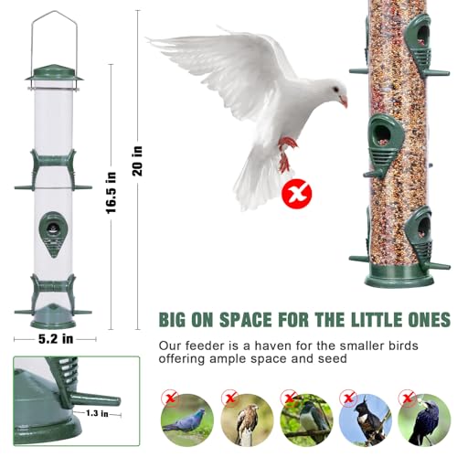 6-Port Metal Bird Feeder for Wild Birds - $19.14 - Image 2