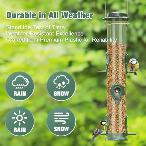 6-Port Metal Bird Feeder for Wild Birds - $19.14 - Image 6