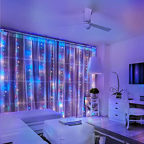 50% Off Honche 300LED Colorful Curtain String Lights - Image 3
