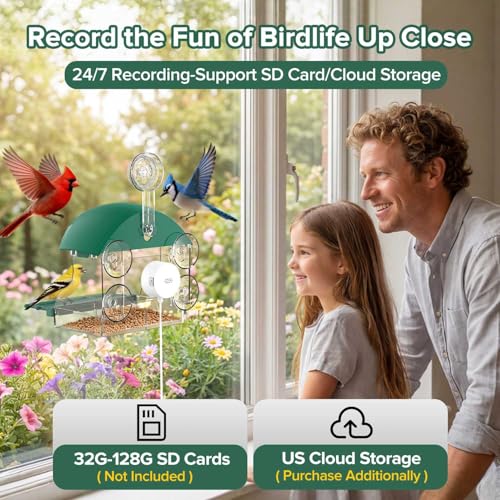 32% Off STSVA Window Bird Feeder Camera - Image 6