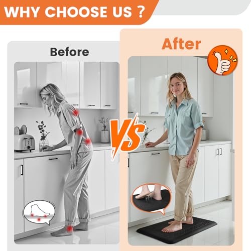 Thicker Kitchen Mat for Floor - Non-Slip Comfort Rug - Image 6