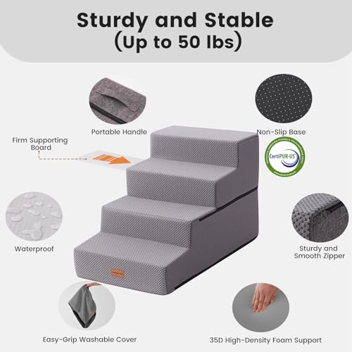 50% Off Gardner Pet Dog Stairs for Small Dogs - Image 4
