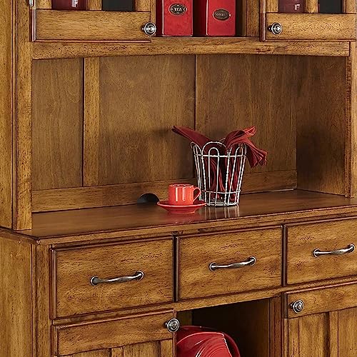 51% Off Homestyles Cottage Oak Buffet with Hardwood Top - Image 5