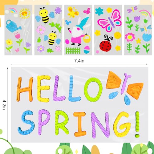 6.99 Spring Gel Window Clings - 6 Designs - Image 6