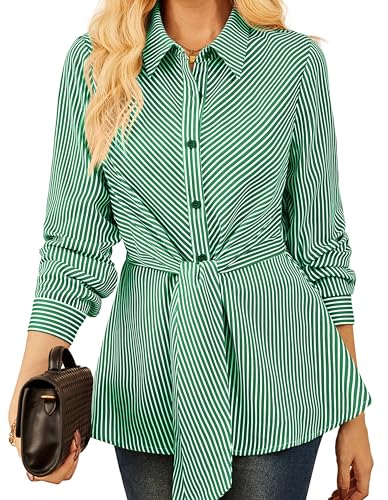 Save 46% on GRACE KARIN Striped Peplum Blouse