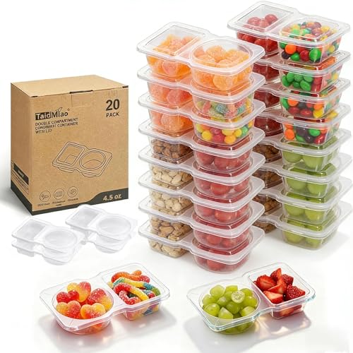 TaidMiao 49% Off 20-Pack Snack Containers with Lids - Image 1