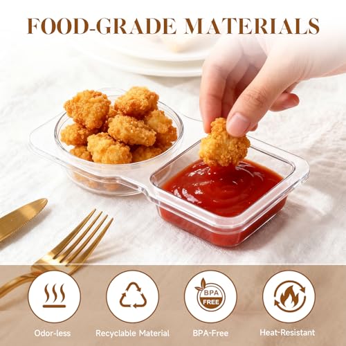 TaidMiao 49% Off 20-Pack Snack Containers with Lids - Image 5