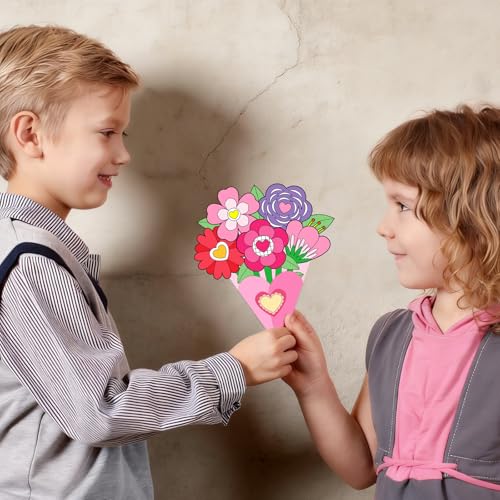 38% Off Fancy Land Valentine Flower Bouquet Craft Kit - Image 4