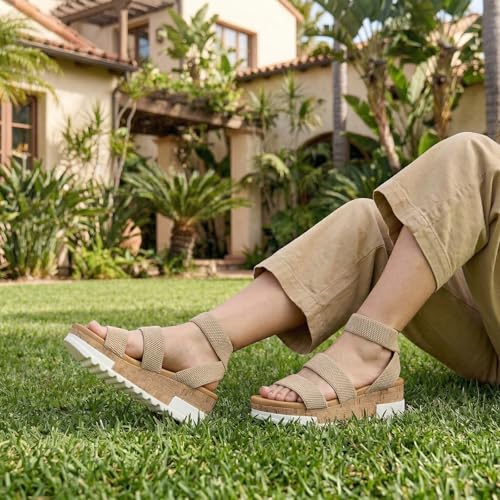 41% Off Athlefit Women's Platform Wedge Sandals - Image 2