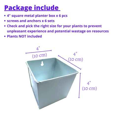 50% Off LaLaGreen 6-Pack Wall Planters for Indoor & Outdoor - Image 2