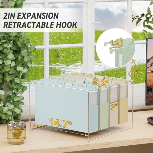 50% Off XINGIA Legal Size Hanging File Folders, 12-Pack - Image 2