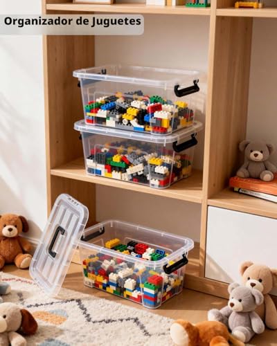 35% Off EOENVIVS 6-Pack Plastic Storage Bins - Image 3