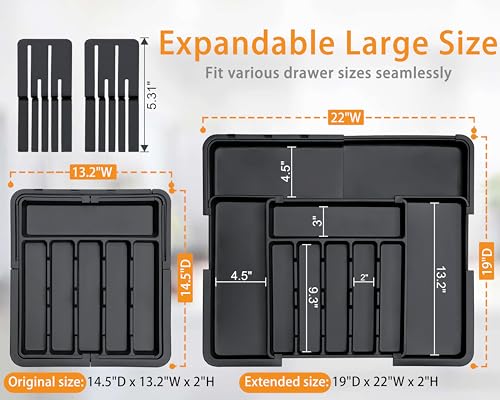 50% Off Expandable Cutlery Drawer Organizer – Starts at $9.49 - Image 2