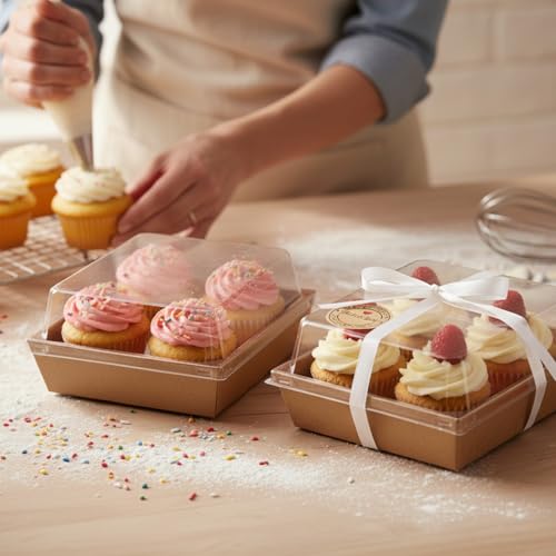 50% Off 120 Mini Charcuterie Boxes with Clear Lids - Image 7