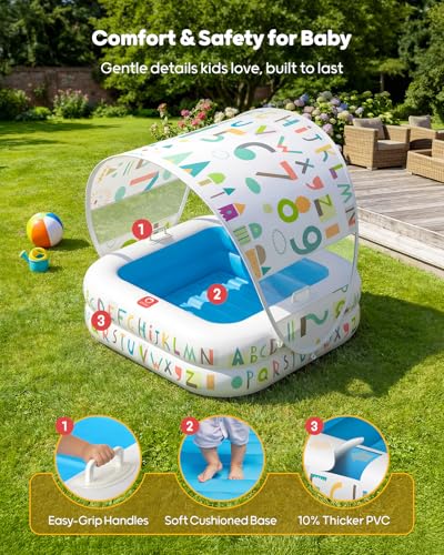 30% Off QPAU Baby Pool with Removable Canopy - Image 6