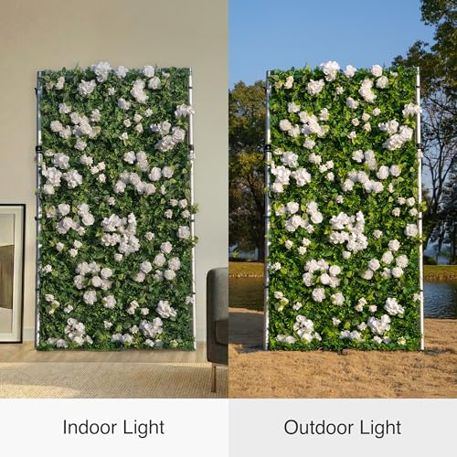 Luxury Artificial Flower Wall Backdrop - Premium 3D Silk Decor - Image 3