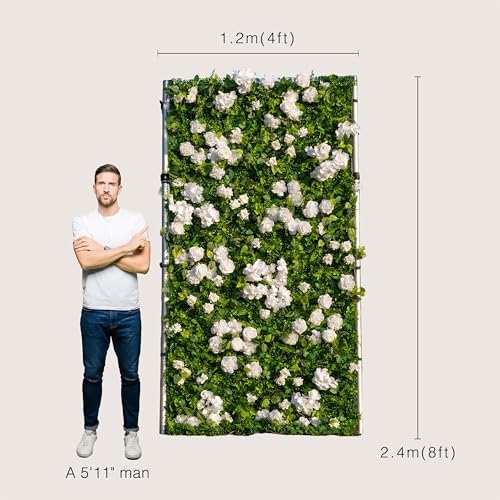 Luxury Artificial Flower Wall Backdrop - Premium 3D Silk Decor - Image 6