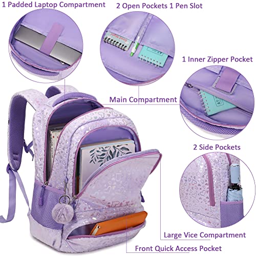 30% Off Fluffy School Backpack for Girls Teens - Image 5