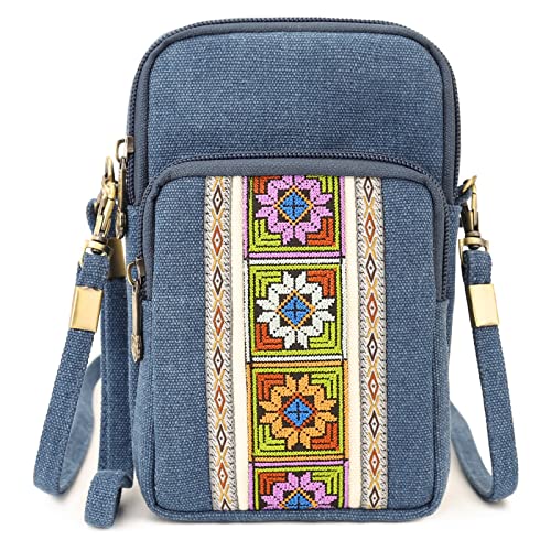 50% Off SILKAREA Canvas Crossbody Cell Phone Purse - Image 1
