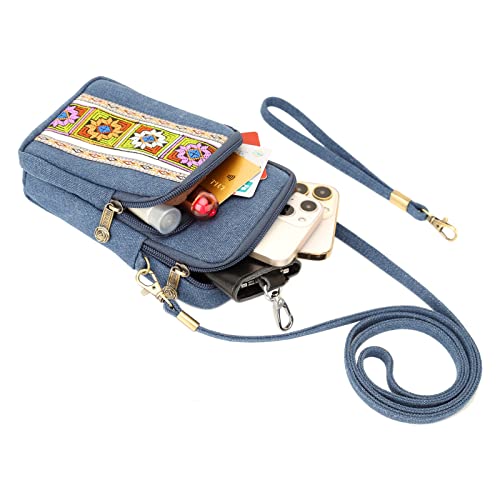 50% Off SILKAREA Canvas Crossbody Cell Phone Purse - Image 5