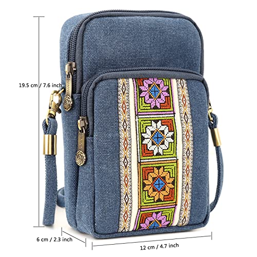 50% Off SILKAREA Canvas Crossbody Cell Phone Purse - Image 6