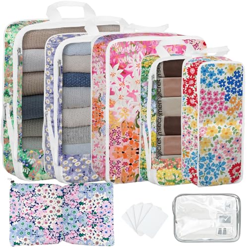 50% Off 7-Piece Compression Travel Cubes Set