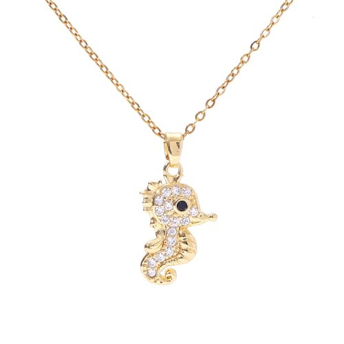 50% Off Lit Wall Gold Pendant Necklace for Women - Image 1