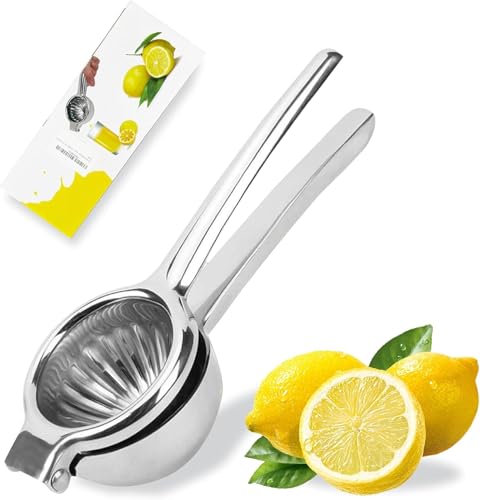 50% Off Stainless Steel Lemon Juicer – Manual Citrus Squeezer - Image 1