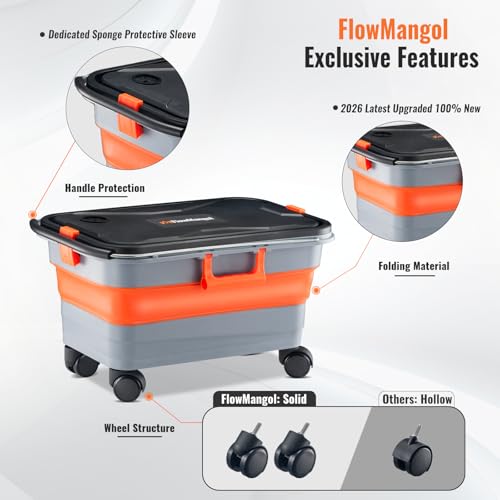 50% Off Foldable 5.5-Gallon Wheeled Bucket - Image 2