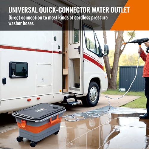 50% Off Foldable 5.5-Gallon Wheeled Bucket - Image 5