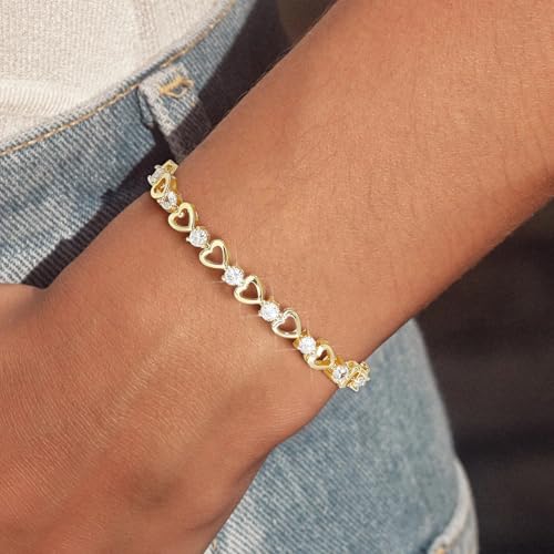20% Off Goxygen 14K Gold Plated Tennis Bracelet - Image 3