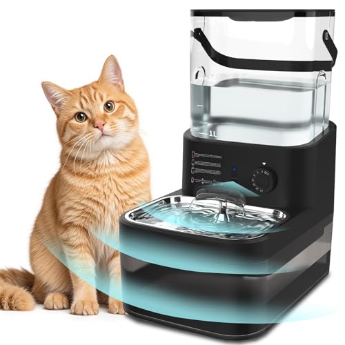 Filterless Cat Fountain with Motion Sensor & 3L Tank