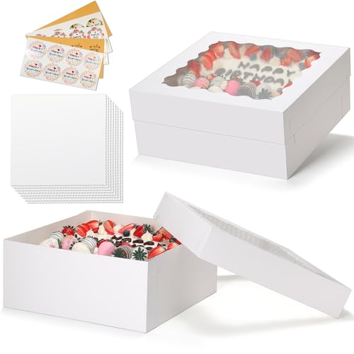 16-Piece Sheet Cake Boxes for Bakers & Bakers