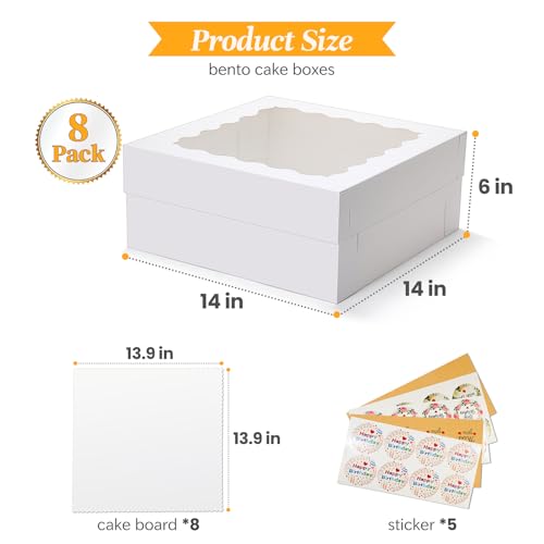 16-Piece Sheet Cake Boxes for Bakers & Bakers - Image 3