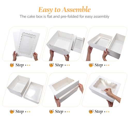 16-Piece Sheet Cake Boxes for Bakers & Bakers - Image 5
