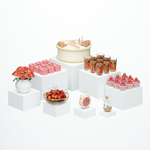 30% Off OKBHTS White Acrylic Display Boxes, 8-Pack - Image 1