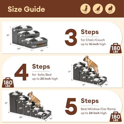 50% Off Dog Stairs with Storage for Small Pets - Image 4
