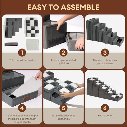 50% Off Dog Stairs with Storage for Small Pets - Image 6