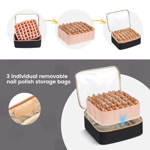 8% Off Hautton Nail Polish Organizer Holds 126 Bottles - Image 4