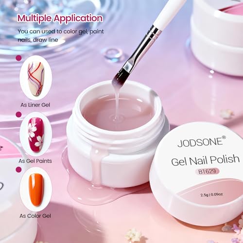 50% Off JODSONE 32-Color Nail Art Gel Paint Kit - Image 3