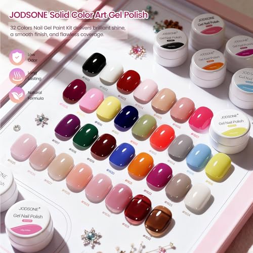 50% Off JODSONE 32-Color Nail Art Gel Paint Kit - Image 6