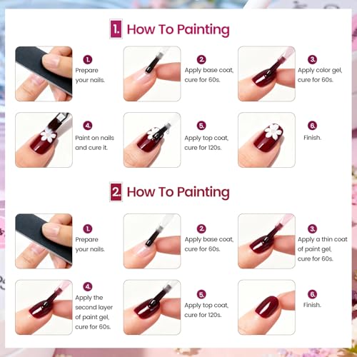 50% Off JODSONE 32-Color Nail Art Gel Paint Kit - Image 7