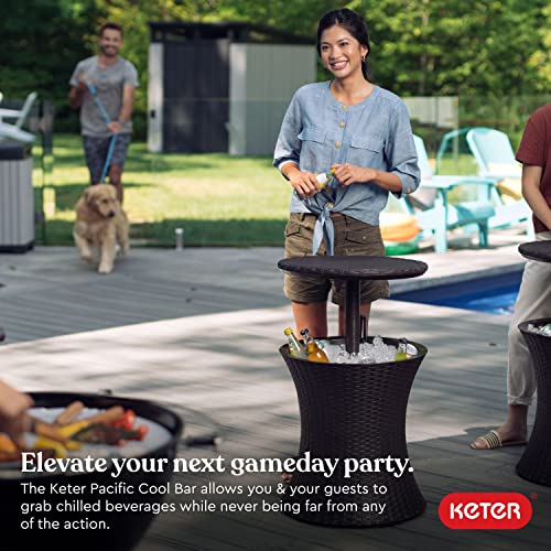 40% Off Keter Pacific Cool Bar Outdoor Cooler Table - Image 3