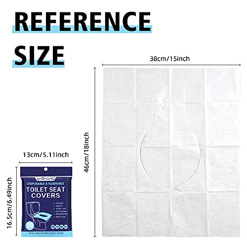 38% Off SFOPORD XL 100-Pack Flushable Toilet Seat Covers - Image 2