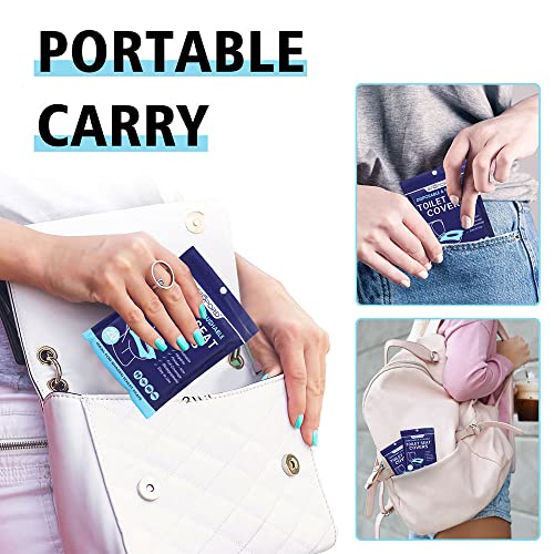 38% Off SFOPORD XL 100-Pack Flushable Toilet Seat Covers - Image 3