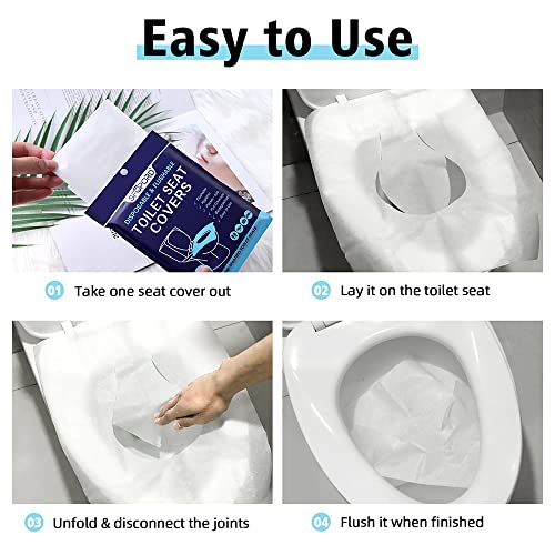 38% Off SFOPORD XL 100-Pack Flushable Toilet Seat Covers - Image 5