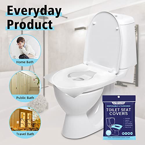 38% Off SFOPORD XL 100-Pack Flushable Toilet Seat Covers - Image 6