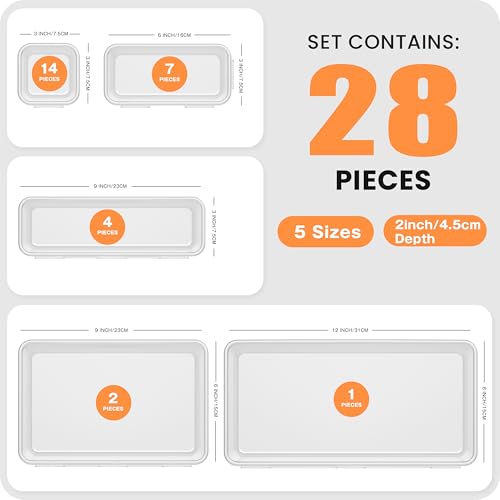 26% Off A-LuGei Drawer Organizer Set 28 Pcs - Image 5